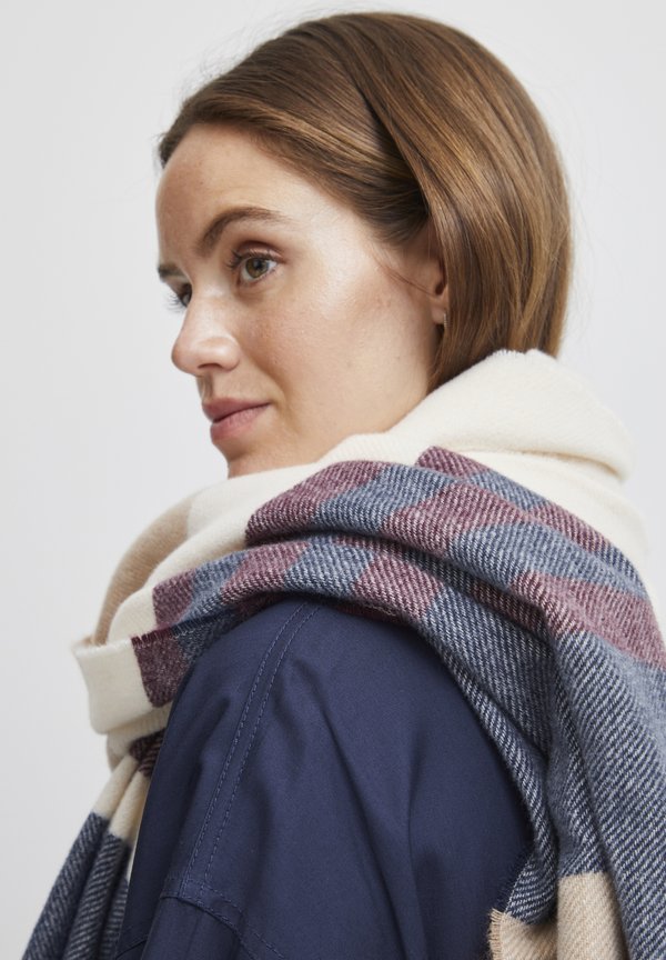 BYVIKKE - Scarf - port royale mix3