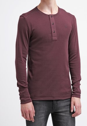 Top s dlouhým rukávem - bordeaux