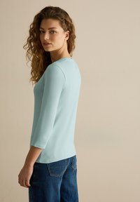 Cecil MIT RUNDHALS - Top s dlouhým rukávem - grün