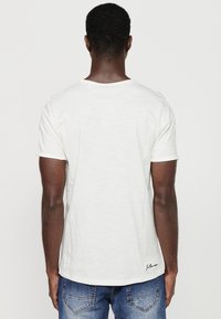 Koroshi SHORT SLEEVE - Jednoduché tričko - crudo off white