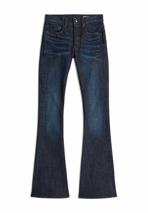 G-STAR, 3301 FLARE JEANS - Flared Jeans - worn in chopper