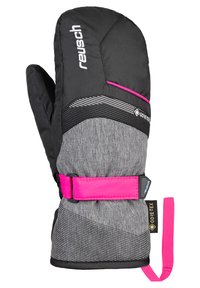 Reusch Fäustling - blck blck melang pink glo