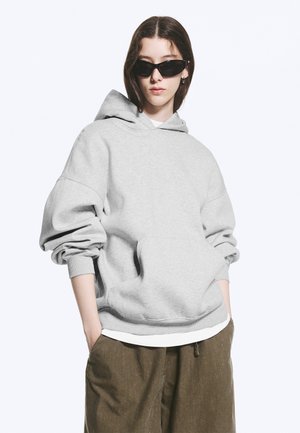 Weekday OVERSIZED - Majica s kapuljačom - grey melange