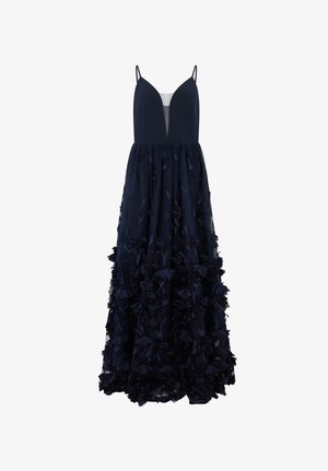Apart, MIT 3D BLUMEN - Robe longue - nachtblau