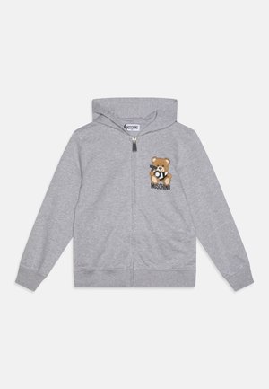 MOSCHINO ADDITION UNISEX - Sudadera con cremallera - grigio chiaro melange