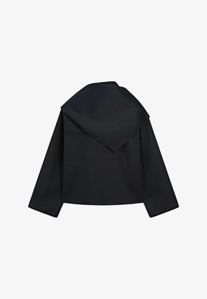 Massimo Dutti, SHORT SCARF DETAIL JACKET - Summer jacket - mottled dark blue