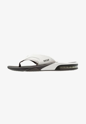 FANNING - Sandaler m/ tåsplit - grey/white