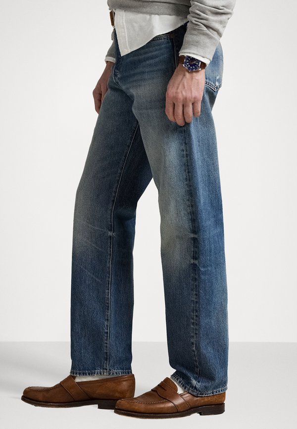 HERITAGE STRAIGHT DISTRESSED JEAN - Straight leg jeans - kensington wash3