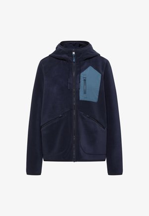 Cecil, JACKE AUS FLEECE MIT KAPUZE - Fleecejas - dark navy blue
