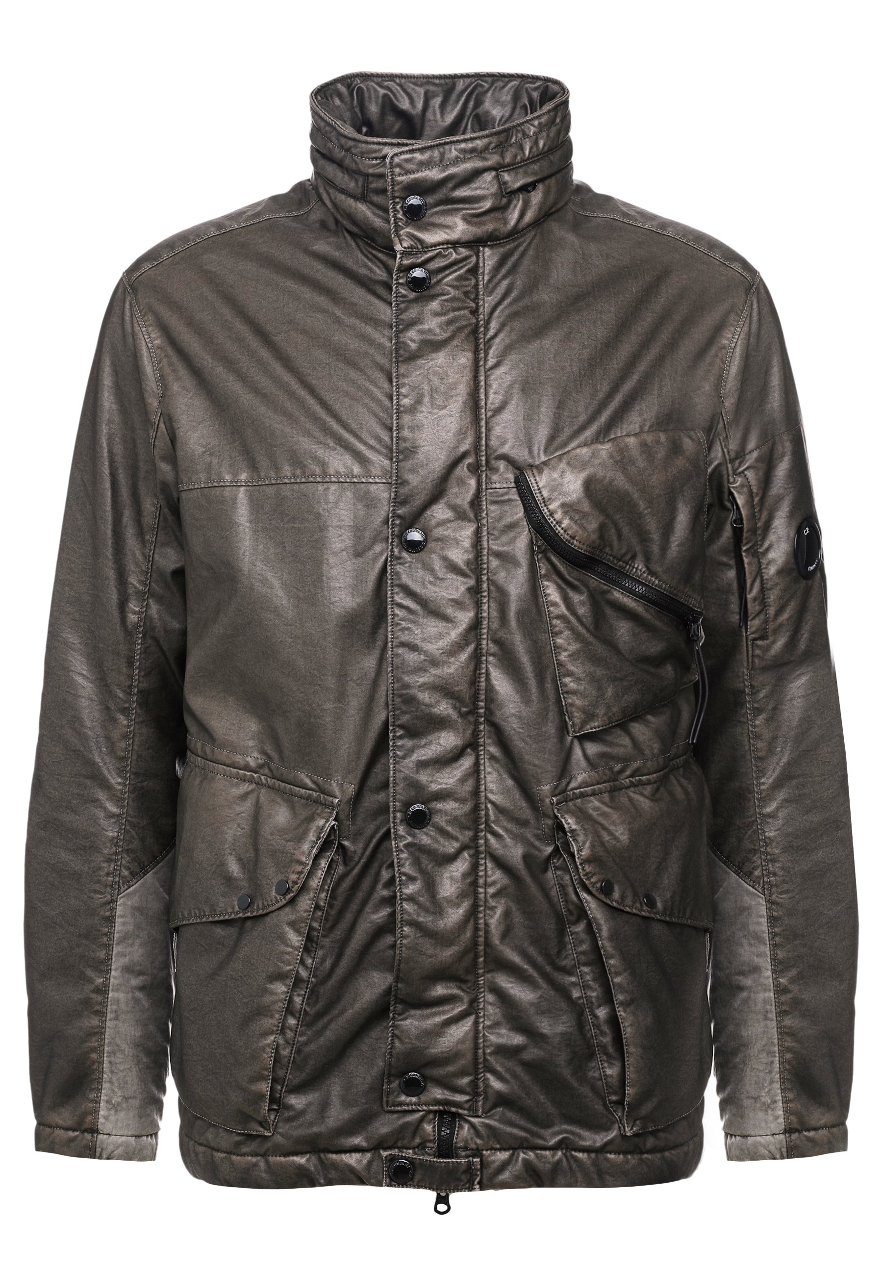 MEDIUM JACKET NYBER SPECIAL DYED Tunn jacka dark olive MEDIUM JACKET NYBER SPECIAL DYED Tunn jacka dark olive
