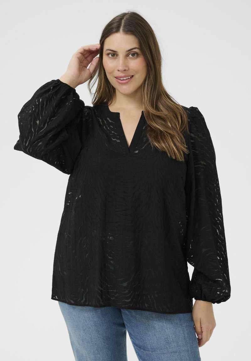 Kaffe Curve VIANNA - Bluse - black deep