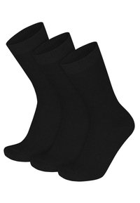 Normani MIT KOMFORTBUND 3 PACK - Socken - schwarz