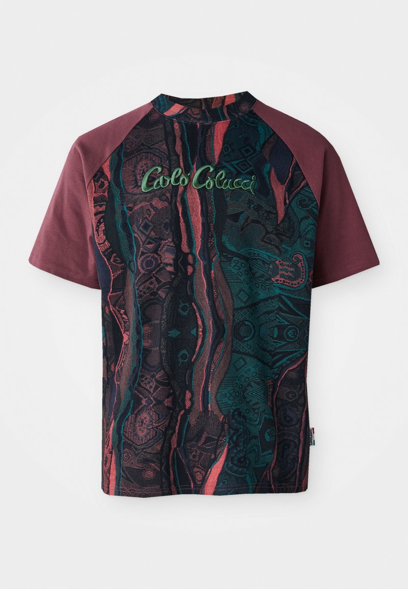 carlo colucci T-shirt print zwart