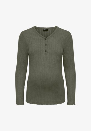 ONLY MATERNITY, TOP OLMLOLA TOP - T-shirt à manches longues - smokey olive