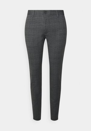 Pantalon classique - mottled dark grey