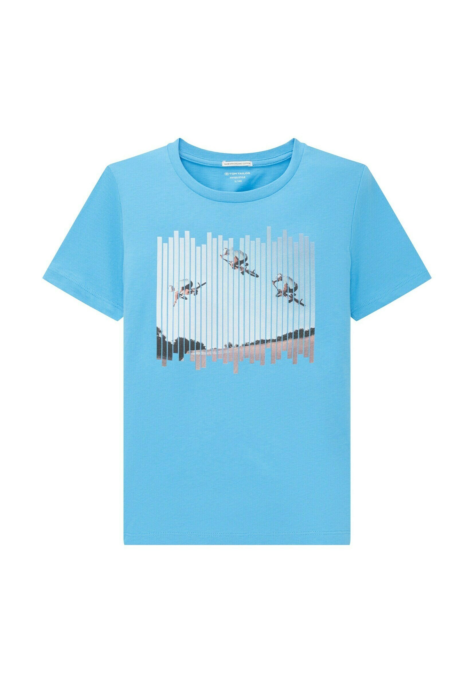 TOM TAILOR Jungen Langarmshirt Mit Dino-Print – Nachhaltige Baumwolle, Regular Fit