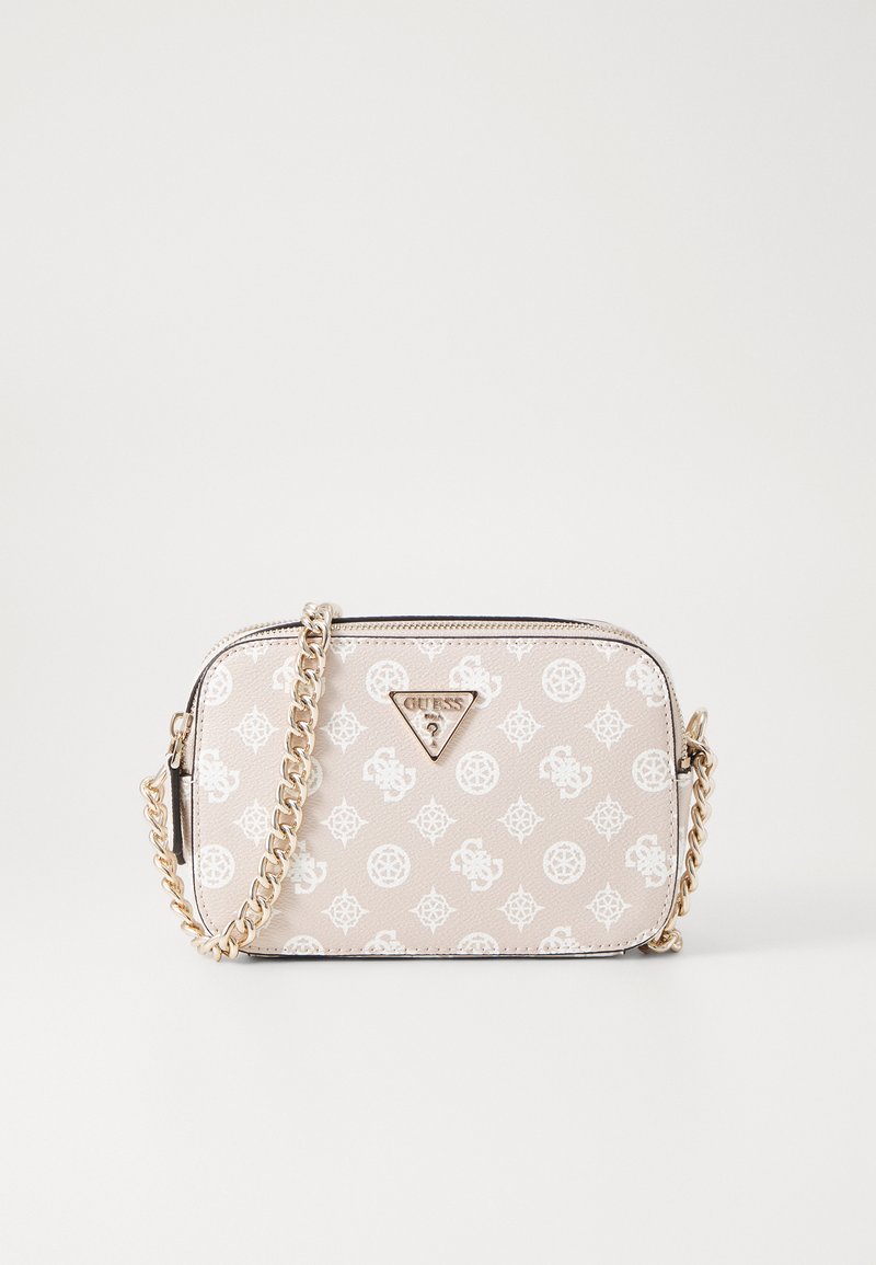 Sac à Main GUESS Tami Tilly - Cuir Synthétique Beige Clair - NEUF Avec étiquettes D'origine