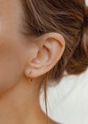 KLASSISCHE CREOLEN - Boucles d'oreilles - goldfarben