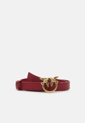 Pinko LOVE BERRY SIMPLY BELT - Cinturón de cintura - rosso rubino/antique gold-coloured