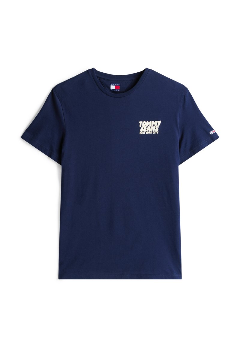 Tommy Jeans T-shirt print donkerblauw