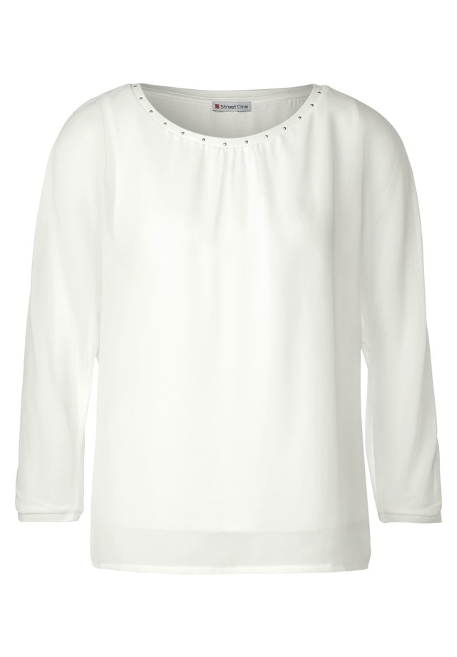 CHIFFON-SHIRT - Bluse - weiß