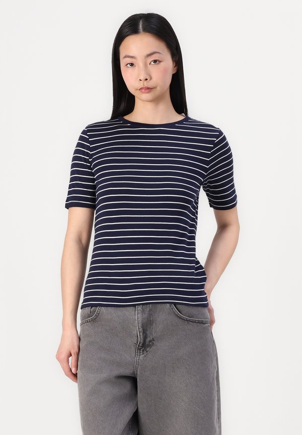 MODERN CREW STRIPE - Print T-shirt3