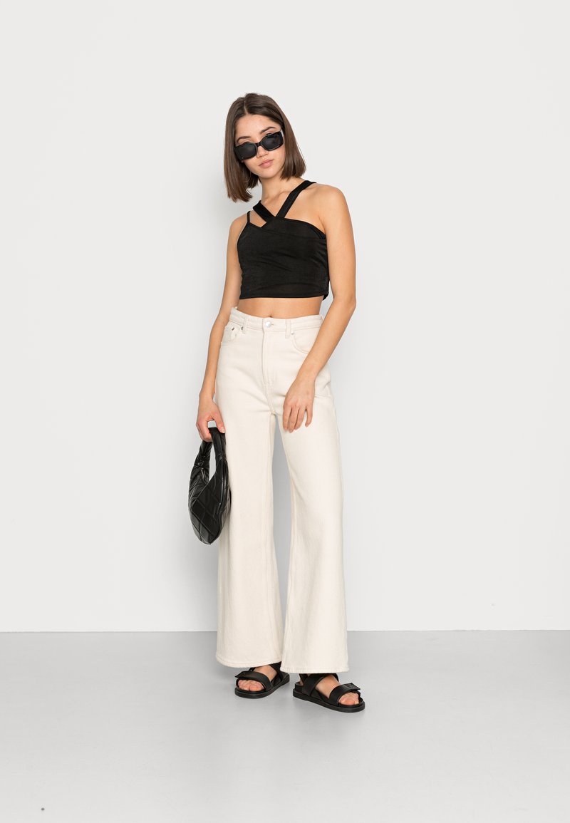 Damen T-Shirts | Monki Top black/schwarz - ER93453 Damen T-Shirts | Monki Top black/schwarz - ER93453