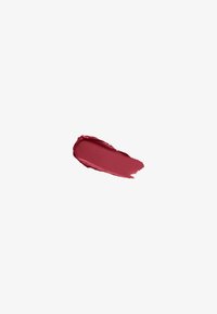 Muestra de lápiz labial rosa rosa intenso con textura suave y cremosa sobre un fondo blanco.