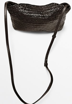 Massimo Dutti, Umhängetasche - dark brown