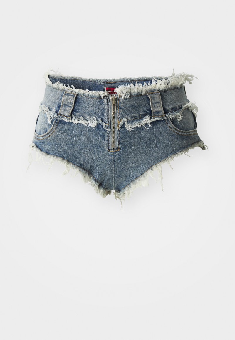Short En Jean Bleu Vintage Femme Taille 10 - Marque Denim & Co. - Occasion Très Bon état