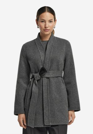 Klassischer Mantel - schwarz black grey