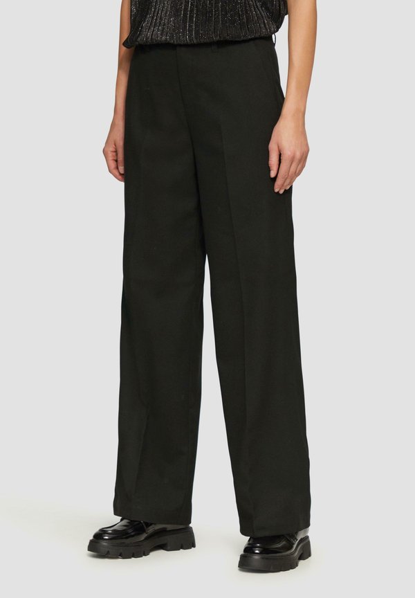 WIDE LEG  - Stoffhose - schwarz