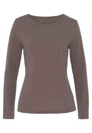 Strickpullover - taupe