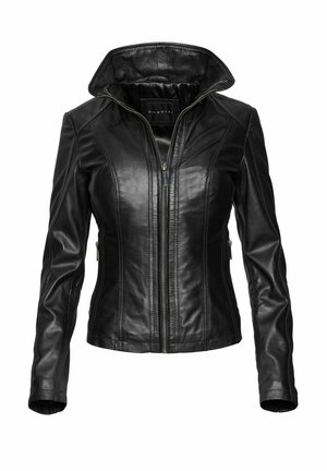 Kožnata jakna - schwarz