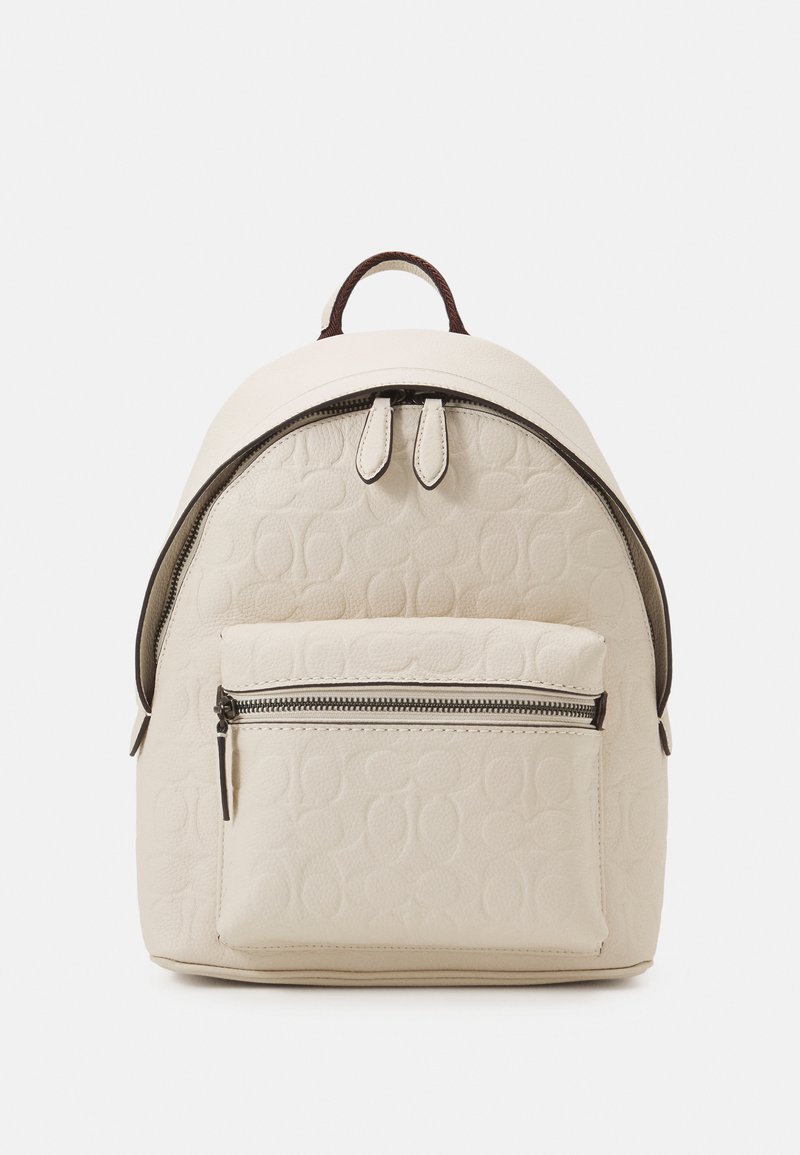 Coach EXCLUSIVE CHARTER 24 IN SIGNATURE PEBBLE Rucksack chalk/off