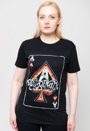 Print T-shirt - black