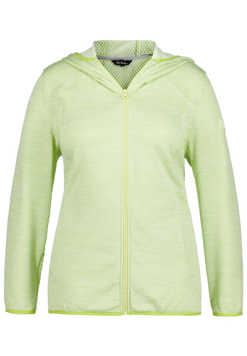 Damen Sweatshirts | Ulla Popken Sweatjacke limoen/hellgrün - AV03150 Damen Sweatshirts | Ulla Popken Sweatjacke limoen/hellgrün - AV03150
