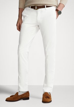Polo Ralph Lauren GREENWICH STRETCH SLIM FIT CHINO PANT - Chinos - deckwash white