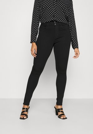 CARSTORM LIFE HW SK WIDE PIM - Jeans Skinny Fit - black