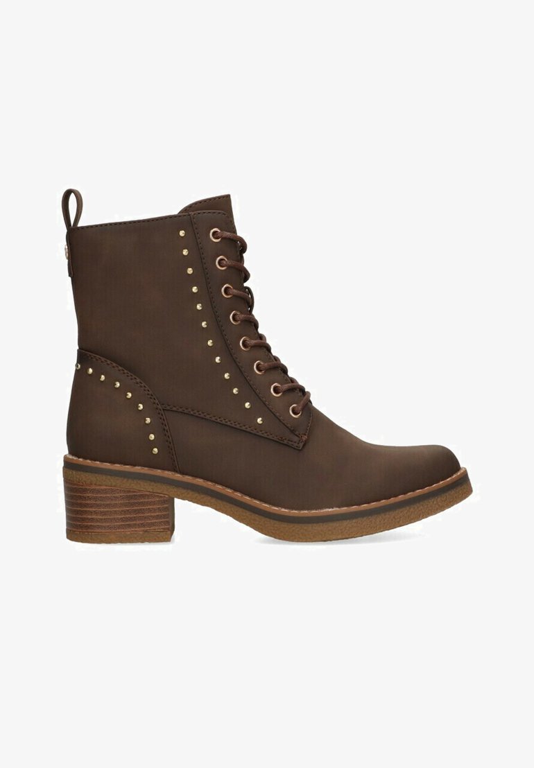 ETIKA Botines con cordones - brown