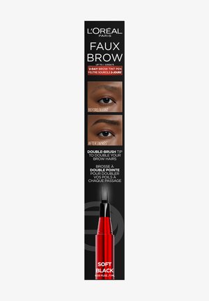 L'Oréal Paris INFAILLIBLE FAUX BROW - Augenbrauenstift - soft black