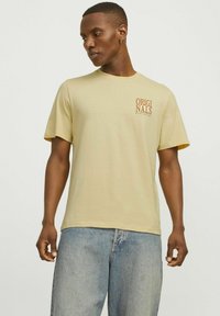 Jack & Jones Marškinėliai su spaudiniu - italian straw