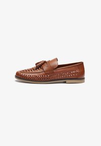 Pier One - LEATHER - Slip-ons - cognac Thumbnail Image 1