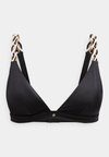 TRIANGLE BRAID - Haut de bikini - black