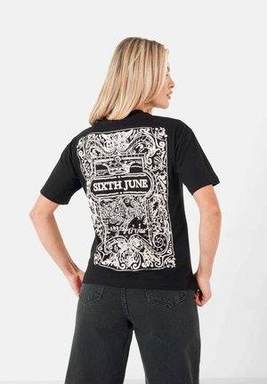 Sixth June T-shirt print - black