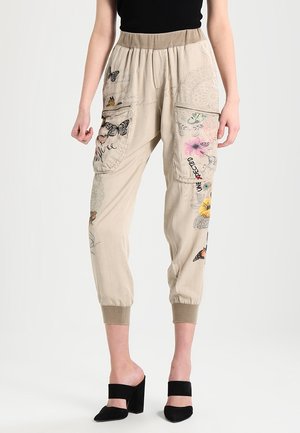 Trousers - beige