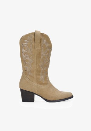 Bosanova, CON BORDADO - Botas camperas - arena