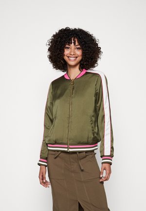 REVERSIBLE PADDED JACKET - Bomber Jacket - meadow aged white