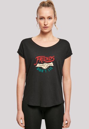 STRANGER THINGS FRIENDS DONT LIE HANDS NETFLIX TV SERIES - T-Shirt print - schwarz