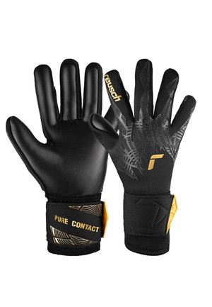 Reusch PURE CONTACT INFINITY - Goalkeeping gloves - black gold black